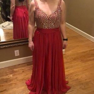 Fushia Prom Dress